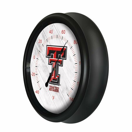 Holland Bar Stool Co Texas Tech University Indoor/Outdoor LED Thermometer ODThrm14BK-08TXTech